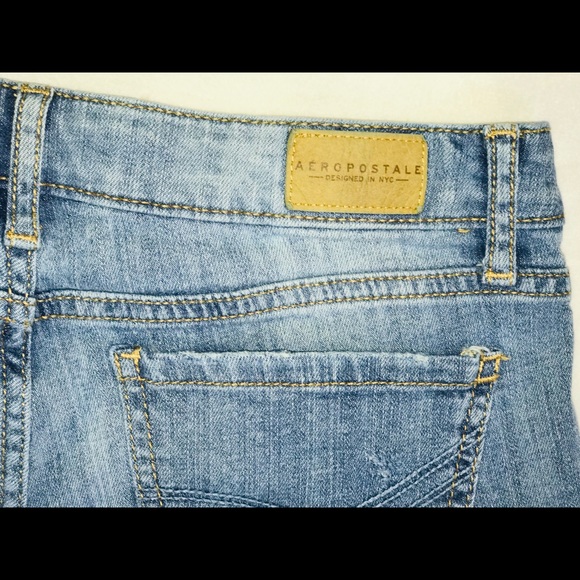 AéRopostale size 0 women’s jean shorts “Shorty” - Picture 4 of 7